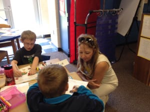 Claudia Hambleton volunteering