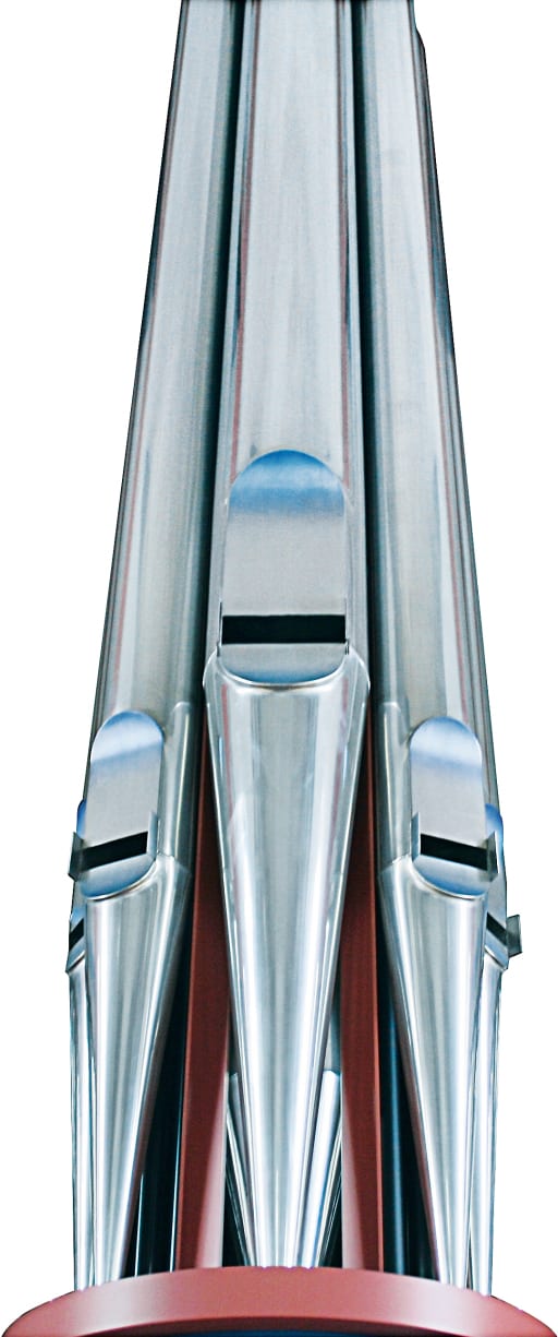 With the Sinumerik-controlled Spinner U5-620, Laukhuff uses new options for the more productive manufacturing of organ components, such as chimes