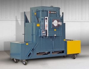 belt conveyor oven currently used for curing sealant on filters at the customer’s facility