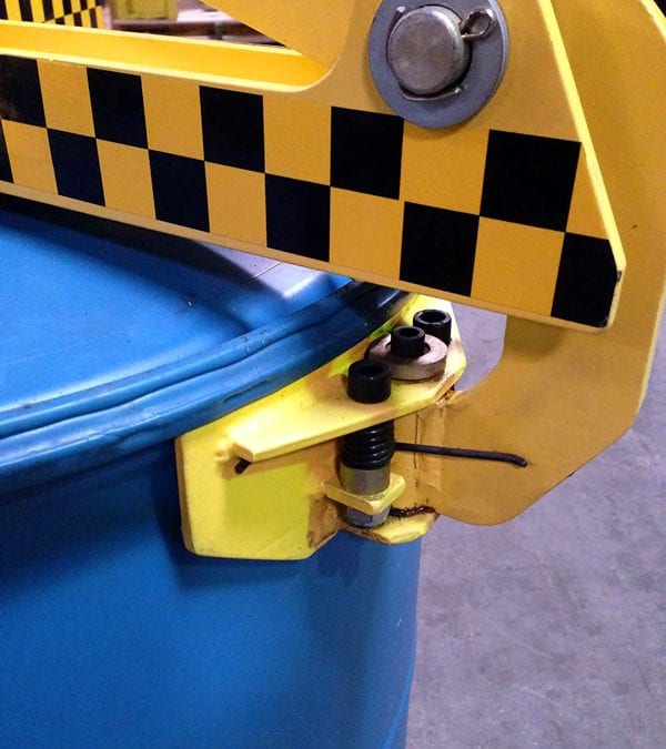 Below Hook Drum Handling Closeup