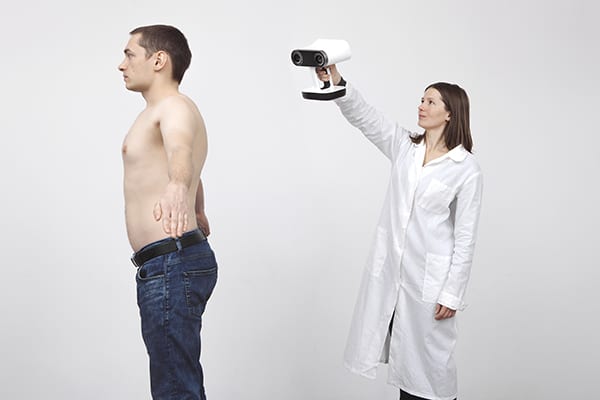 Exact Metrology scanning human body