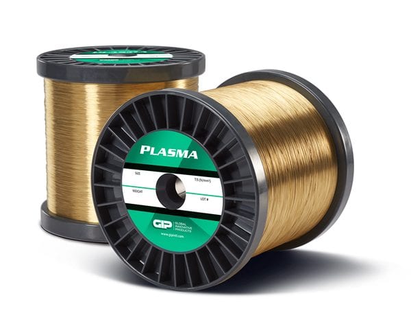 Proprietary hybrid PLASMA coated brass wire from GIP