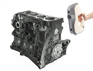 Artec Eva Scanning Part in 3D