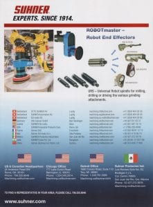 Suhner Machining brochure back
