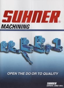 Suhner Machining brochure front