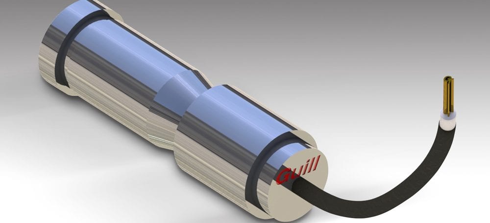 A typical Guill extrusion tip and coating wire eligible for the new 10-day delivery program.