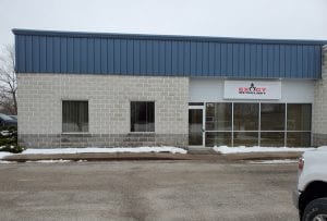 Photo of the outside of the new Exact Metrology office