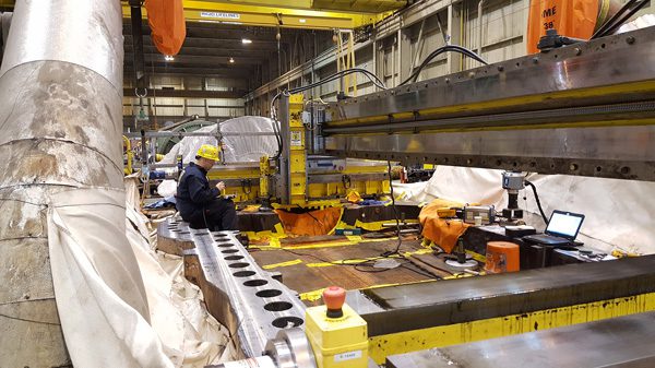 in-place machining