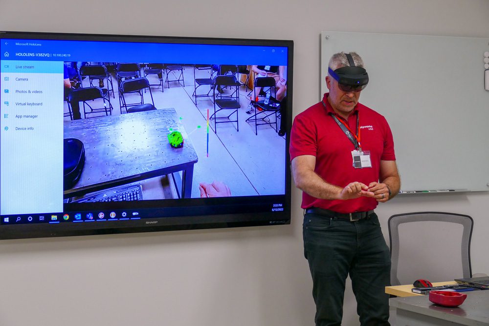 Exact partner PolyWorks demonstrating software data collection