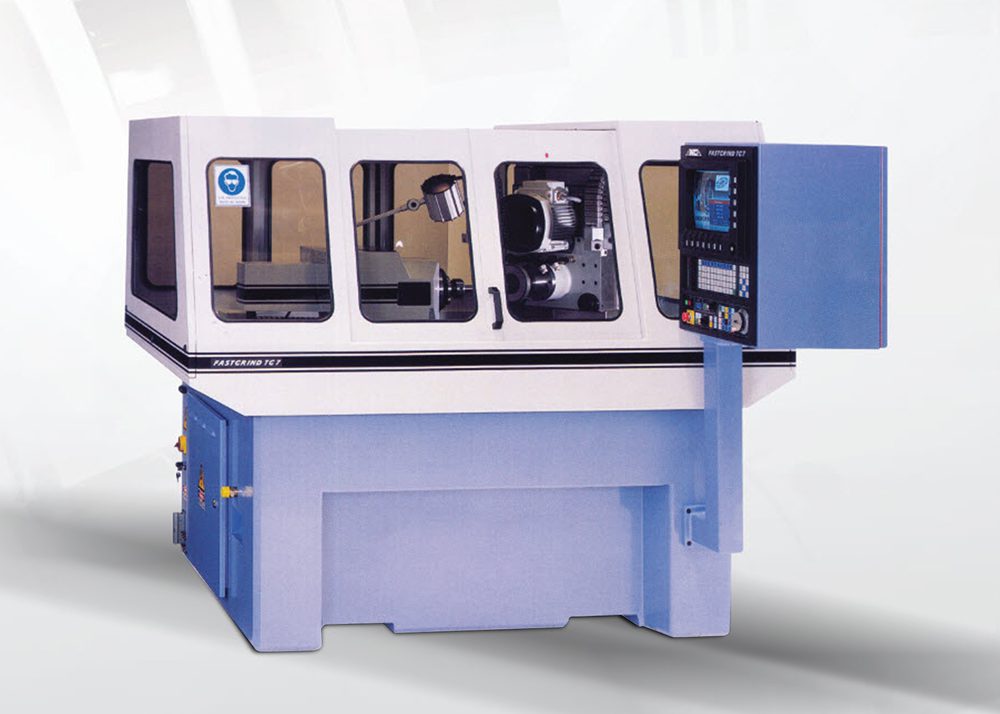FastGrind TG7 with a polymer concrete base, which had eight times the rigidity and dampening of conventional cast iron bases