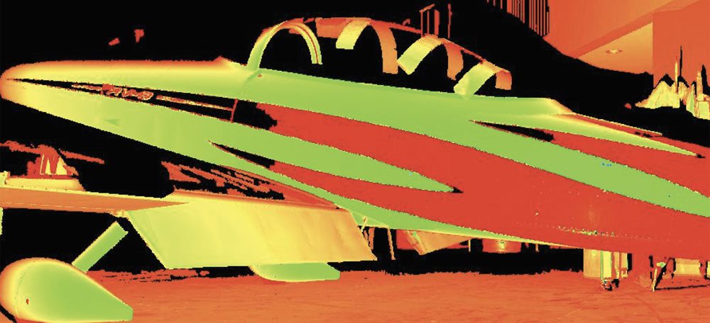 RV8 plane point cloud image