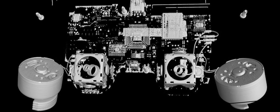 CT scan of Xbox Controller