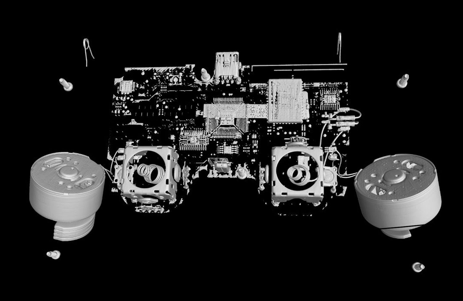 CT scan of Xbox Controller