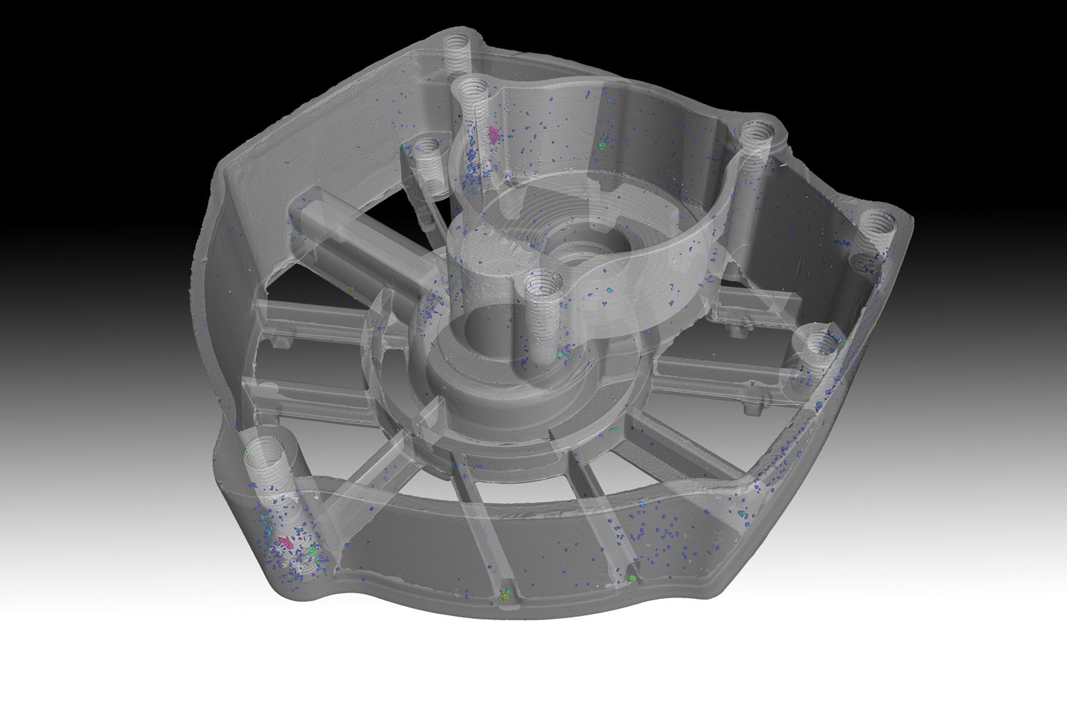 Porosity scan of diecast
