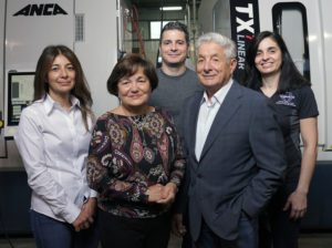 Front Row from left to right Emilia, Carmela and Clorindo with Patrick and Mena Mattei in the back row