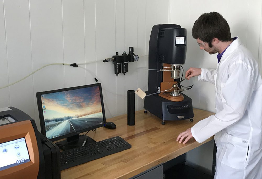 Jake in the Rheology lab