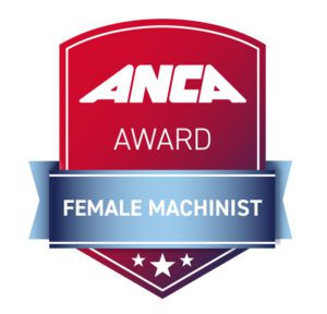 ANCA Female Machinist Logo