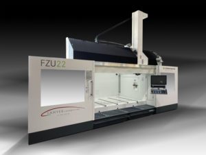 First machine of the FZU22 type being used for aerospace composite cutting.